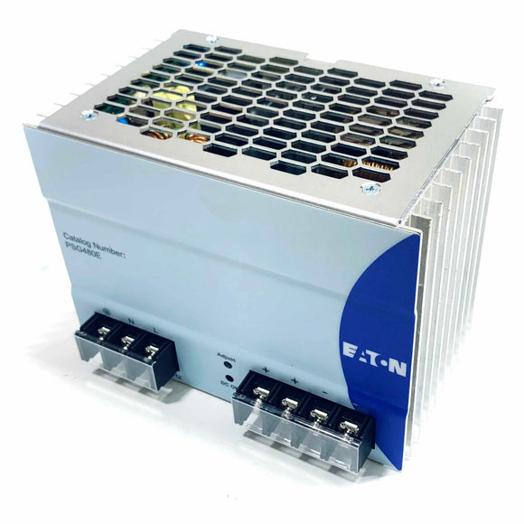 PSG480E Eaton Power Supply, 480W 1Ph, Input 100-240V~7A, Output 24V, 20A