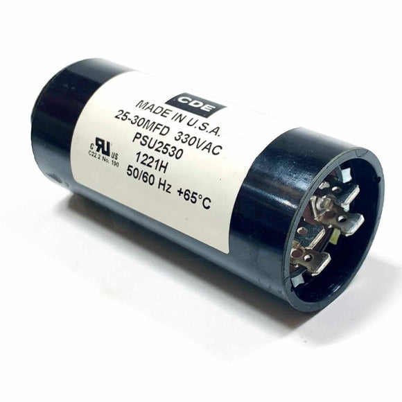 PSU2530 Cornell Dubilier Electronics Start Capacitor, 25-30MFD, 330VAC, 50/60Hz