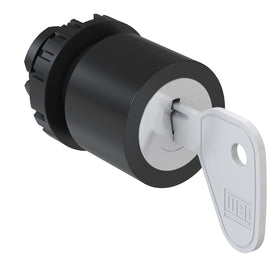CSW-CY2F90 WH WEG 22mm Selector Switch with Key, 2 Position, 90?
