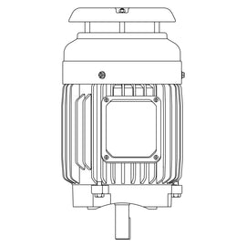 NPV1/54C Teco-Westinghouse 1.5HP MAX-PE Cast Iron Electric Motor, 1800RPM