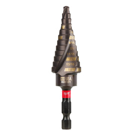 48-89-9244 Milwaukee SHOCKWAVE Impact Duty #4 Step Bit, 3/16" - 7/8"