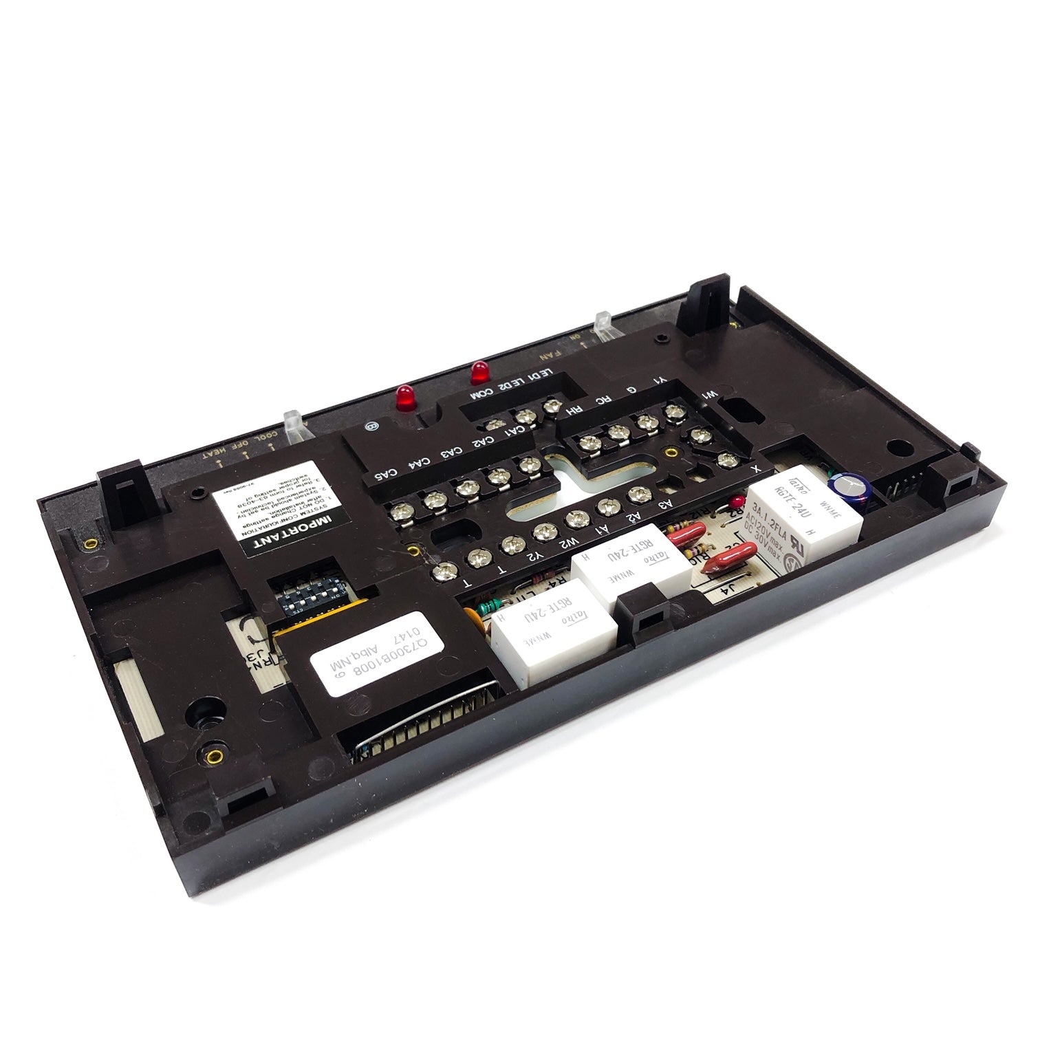 Q7300B1008 Honeywell Subbase For Use With T7300 Thermostat, Auto-On Fan, 2 LEDS