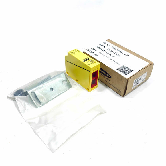 Q85VR3DL Banner Photoelectric Diffuse Sensor, 2-240 V dc / 24-240 Vac