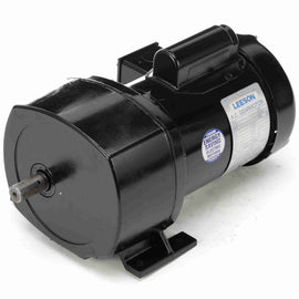 107005.00 Leeson 1/4HP Parallel Shaft AC Gearmotor, 59 RPM