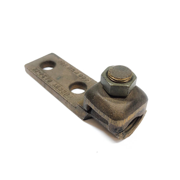 QA34-2N Burndy Cooper Terminal, 1/2" Stud, 2-Hole, Heavy Duty, 400 MCM 500