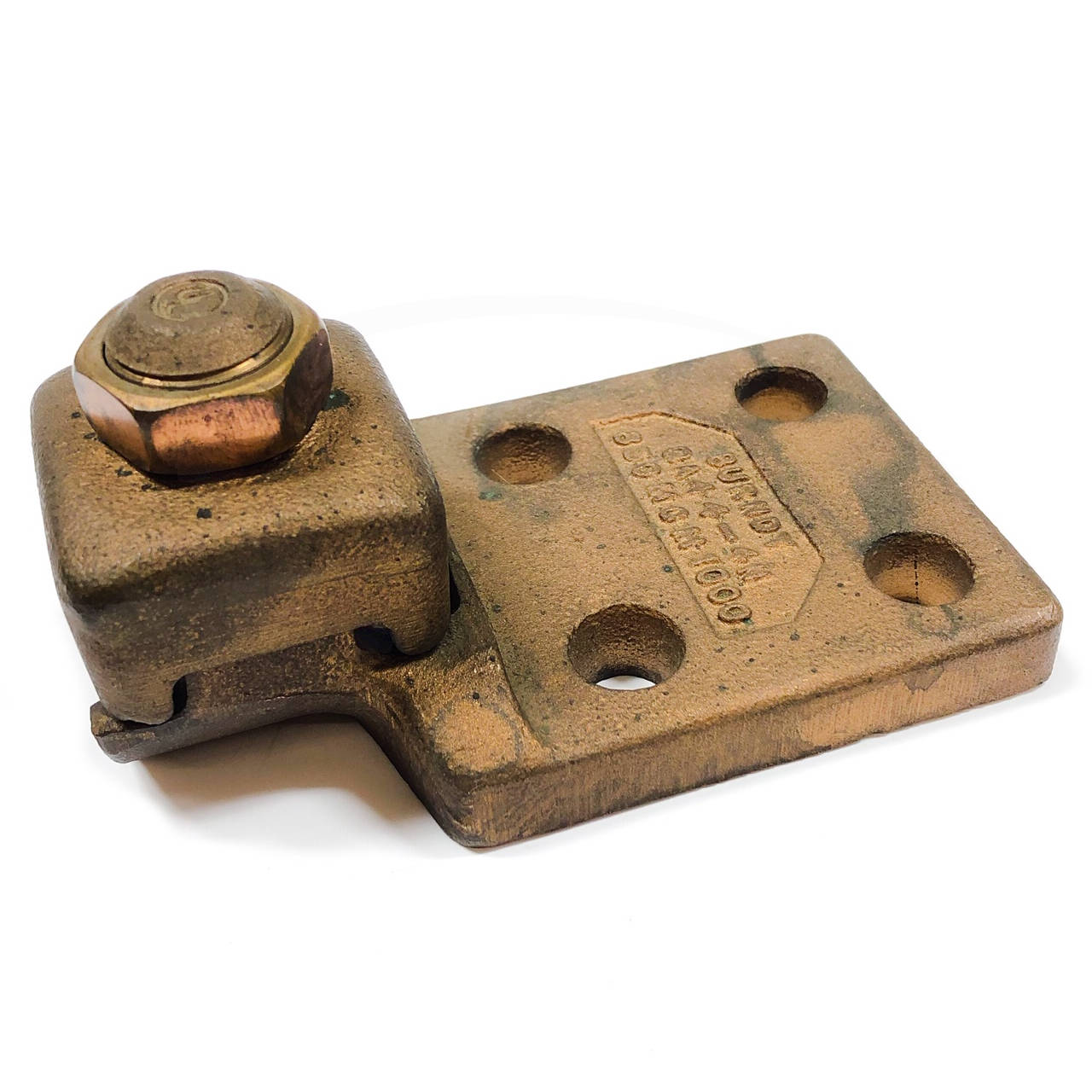 QA44-4N Burndy Mechanical Connector Lug, Bronze Terminal