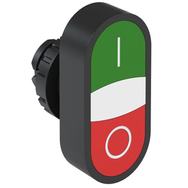 CSW-BD WH WEG 22mm Flush Double Pushbutton, I/O