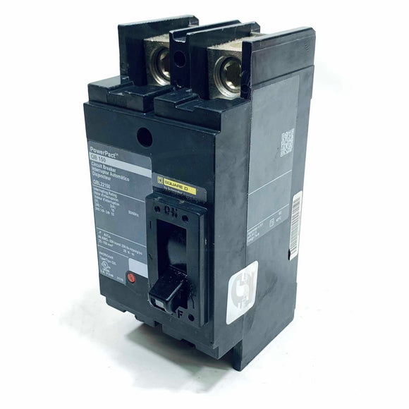 QBL22150 Square D Power Pact Circuit Breaker, 150A, 2P, 240V, 50/60Hz
