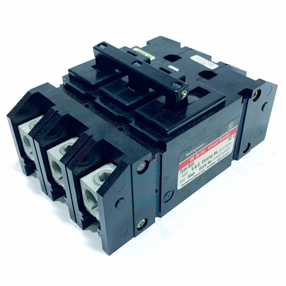 QCC3150 Westinghouse Circuit Breaker, 150 Amp, 240VAC, 3 Pole