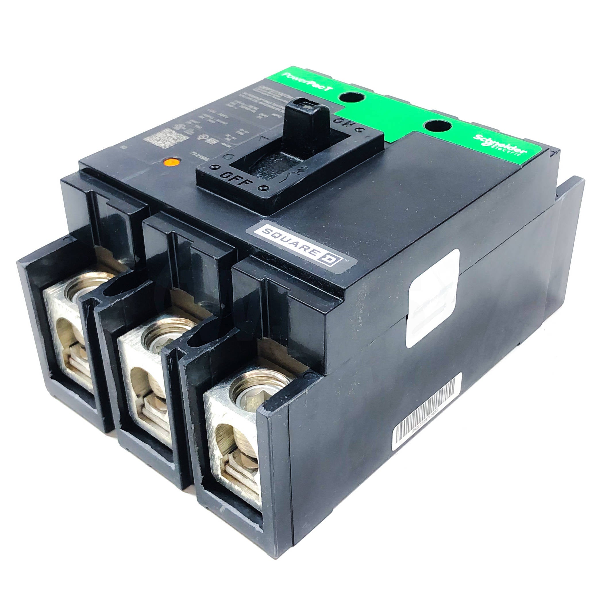 Square D QDP32200TM PowerPack Circuit Breaker, 3 Pole, 200 Amp, 240VAC 50/60Hz