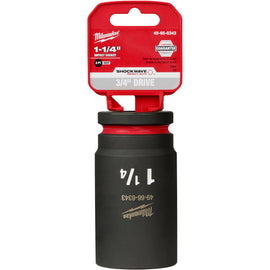 49-66-6343 Milwaukee SHOCKWAVE Impact Duty 3/4" Drive 1-1/4" Deep 6 Point Socket