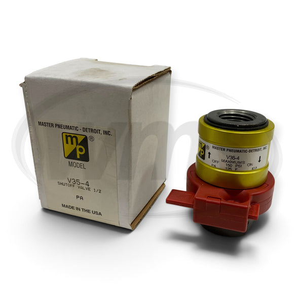 V35-4 Master Pneumatic 3-Way Manual Lockout/Shutoff Sleeve Valve