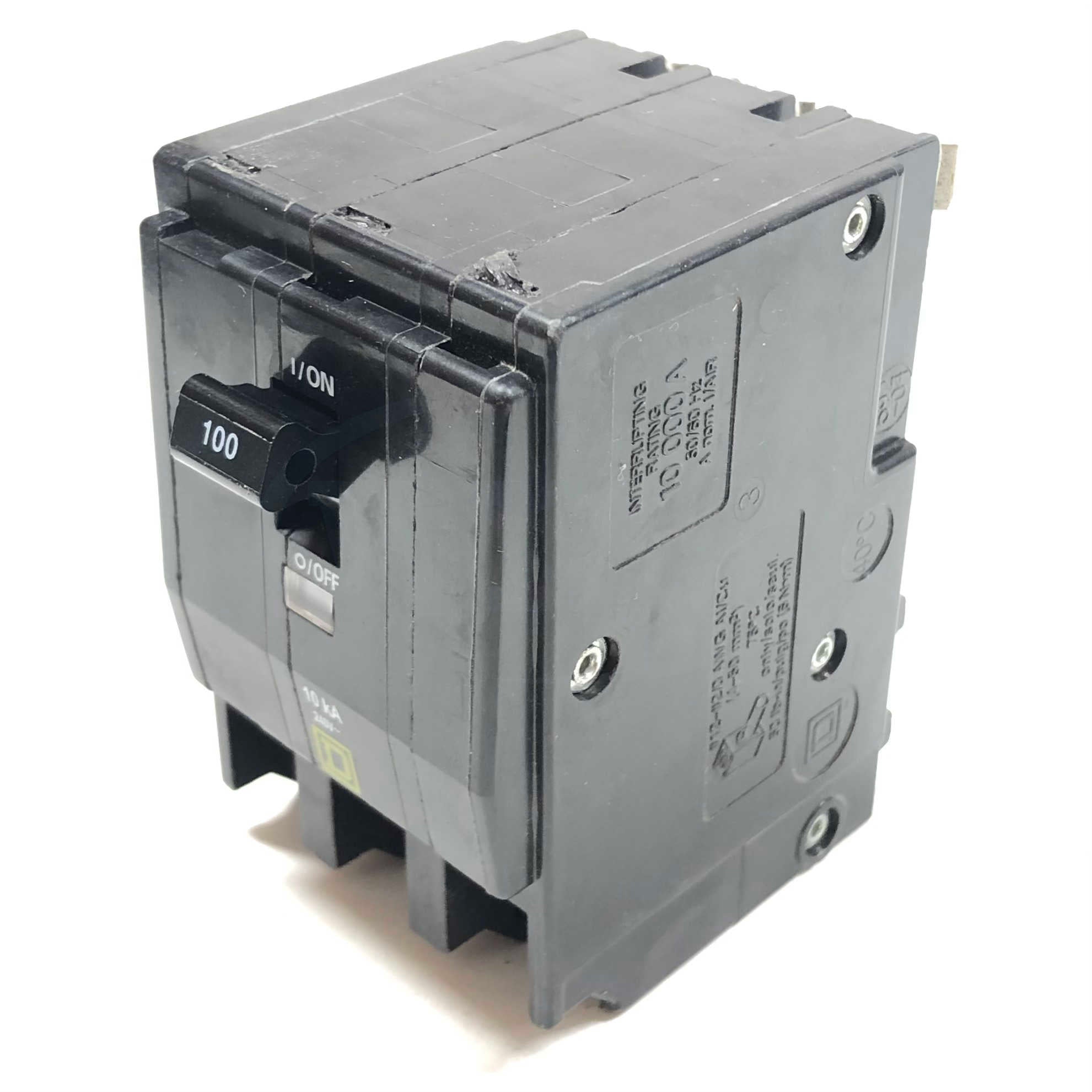 QO3100 Square D Plug-On Circuit Breaker 100A, 3Pole, 50/60Hz - 0