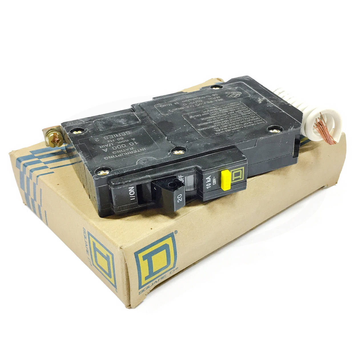 QOB120GFI Square D Qwik-Gard Circuit Breaker 20 Amp