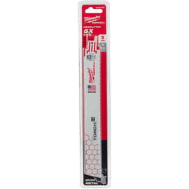 48-00-5787 Milwaukee 9" 14 TPI The Torch SAWZALL Blades, 5 Pack