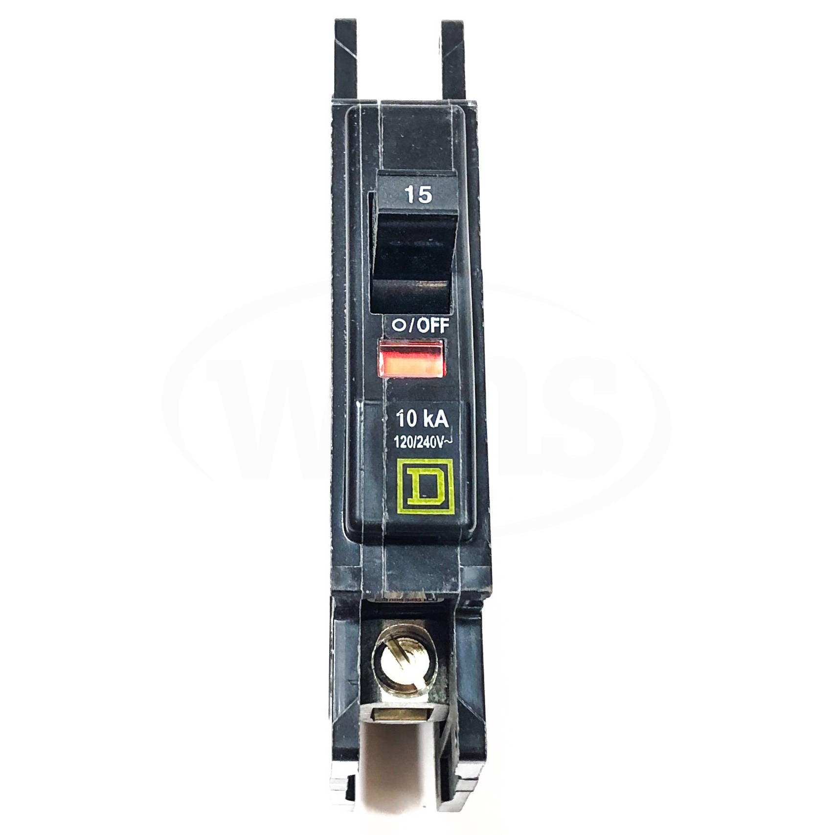 QOU115 Square D Miniature Circuit Breaker, 15 Amp, 1-Pole, 120/240VAC