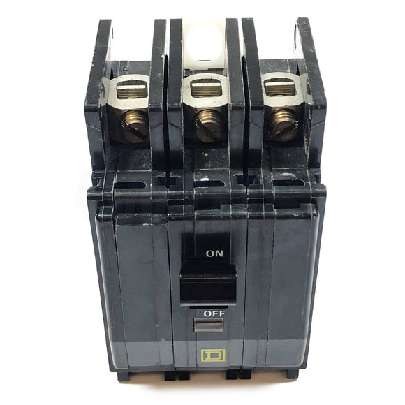 QOU315 Square D Circuit Breaker, 3-Pole, 240 VAC, 15 Amps.