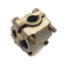 QPX4444 Burndy Copper Clamp, Min: 500 kcmil, Max: 1000 kcmil, Wrench Size: 9/16-4