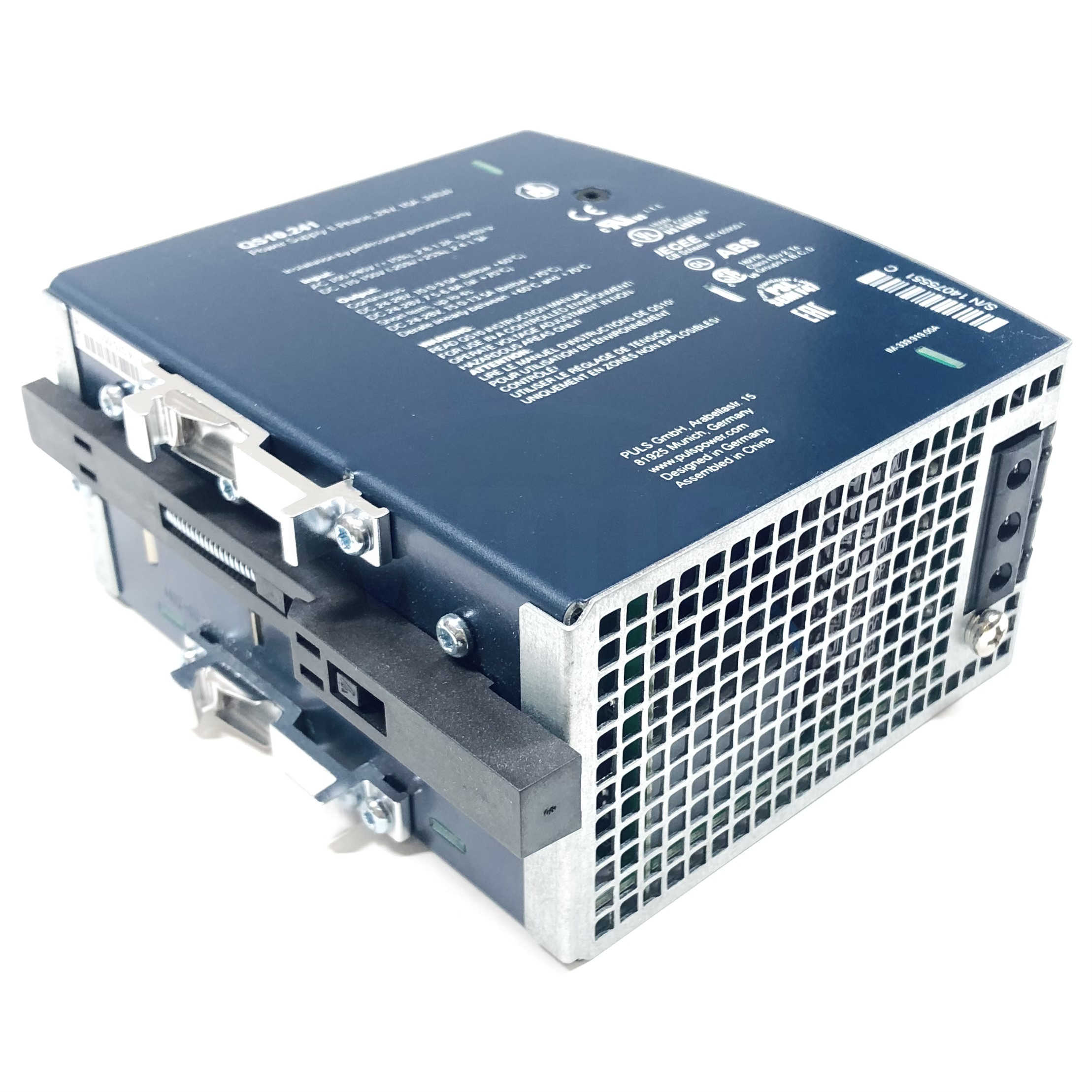 QS10.241 Puls Power Supply, Input: AC 100-240V, Output: DC 24-28V, 10A