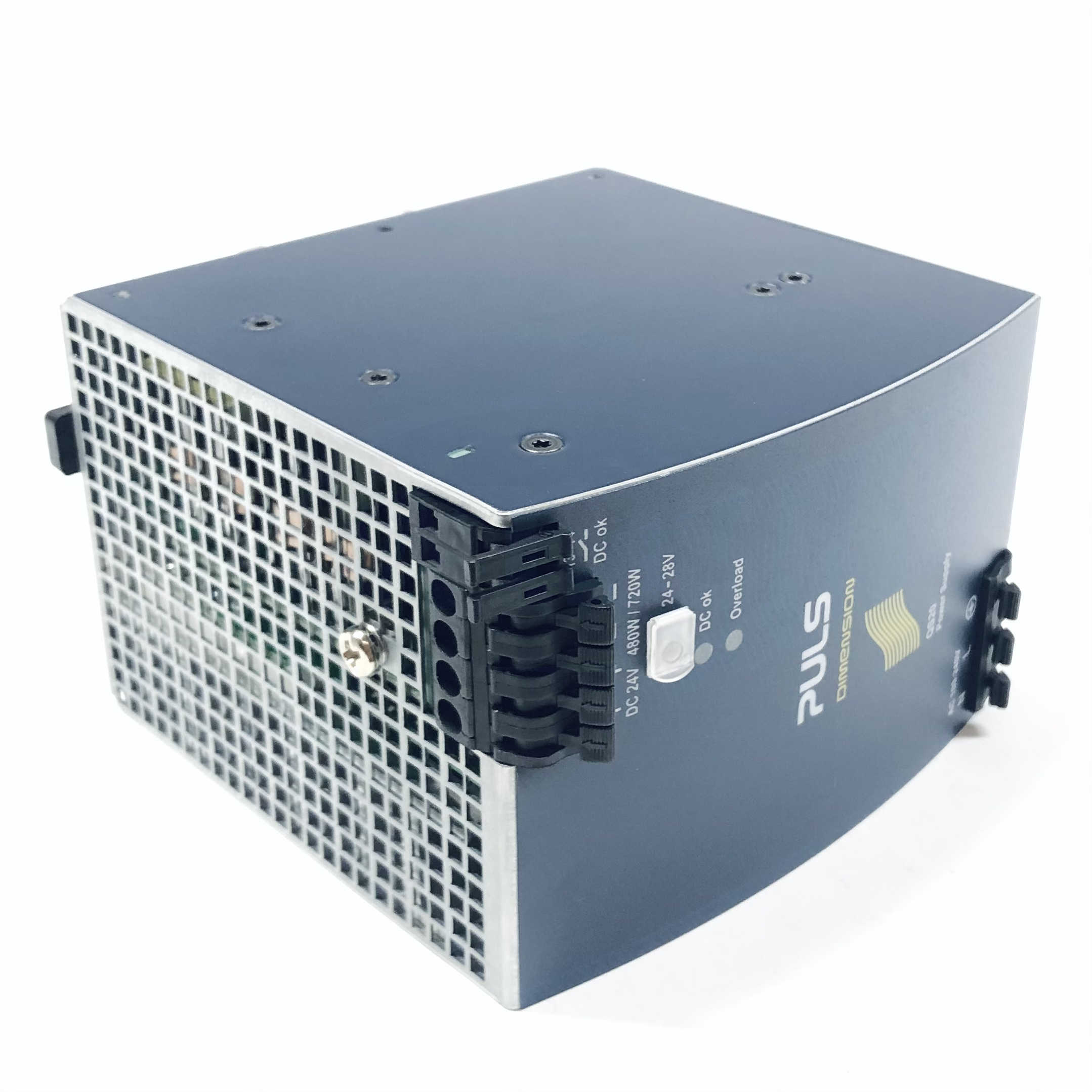QS20.241 Puls DIN Rail Power Supply, Input: AC 100-240V, Output: DC 24-28V; 20A