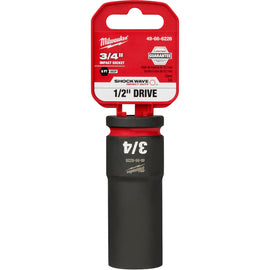 49-66-6226 Milwaukee SHOCKWAVE Impact Duty 1/2"Drive 3/4" Deep 6 Point Socket
