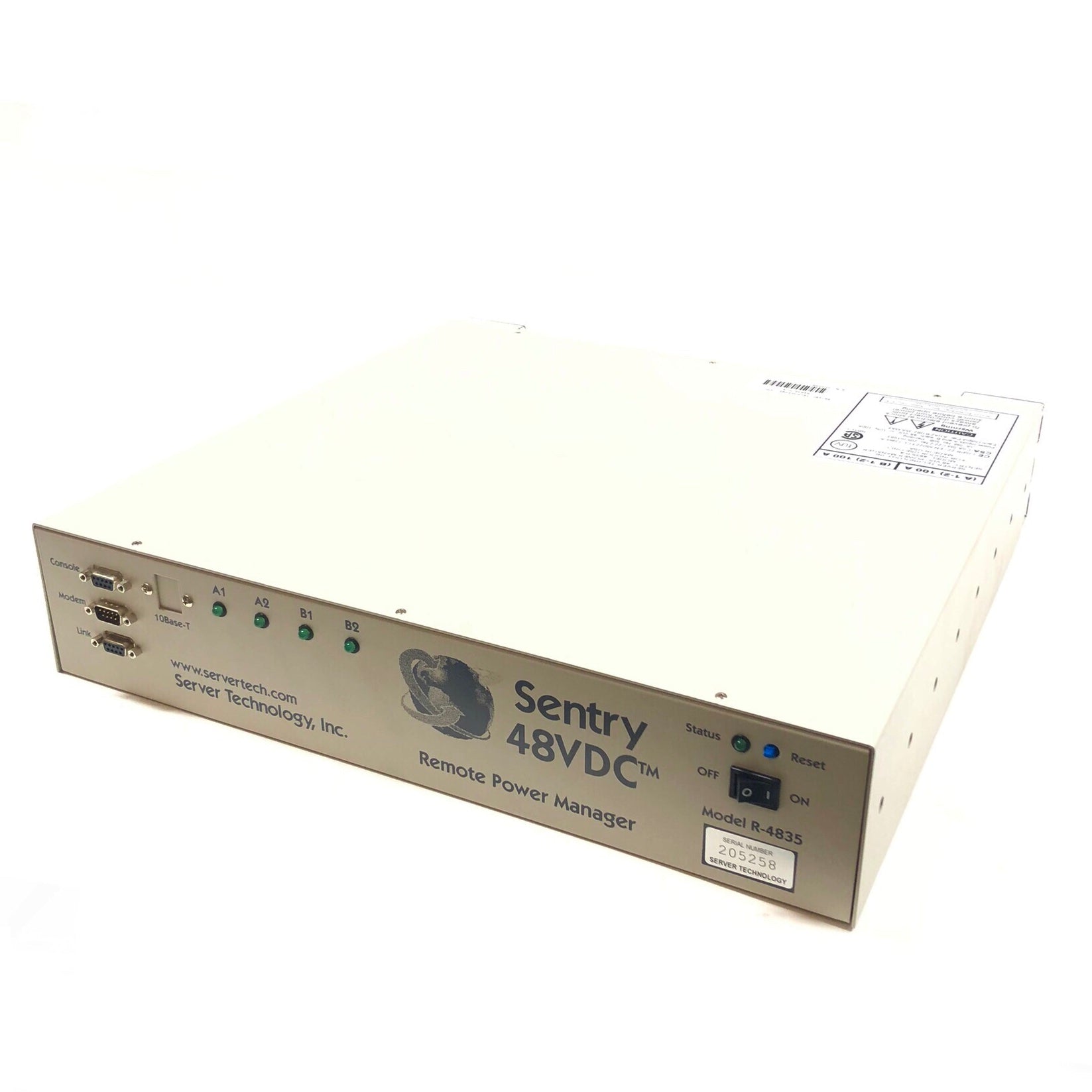 R-4835 Sentry 48VDC Remote Power Manager