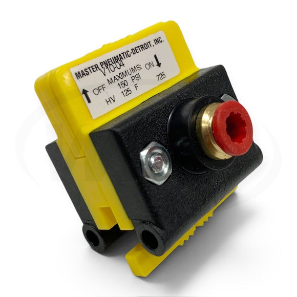 V10-4 Master Pneumatic 3-Way Inline Slide Lockout Valve