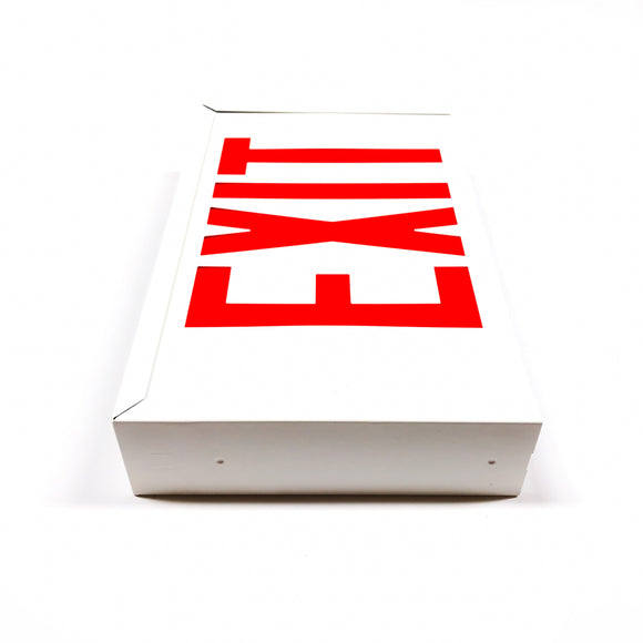 R2CXLED Sure-Lites/Cooper Ind. Steel Exit Sign, 120 VAC, Single or Double Faced