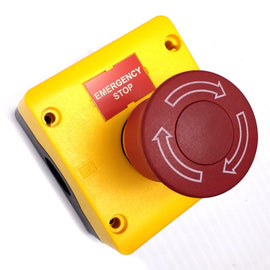PBW1Y-G11V03 WEG Yellow Pushbutton Box, Red E-Stop