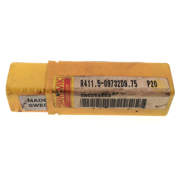 R411.5-09732D9.75 P20 Sandvik Carbide Tipped Drill