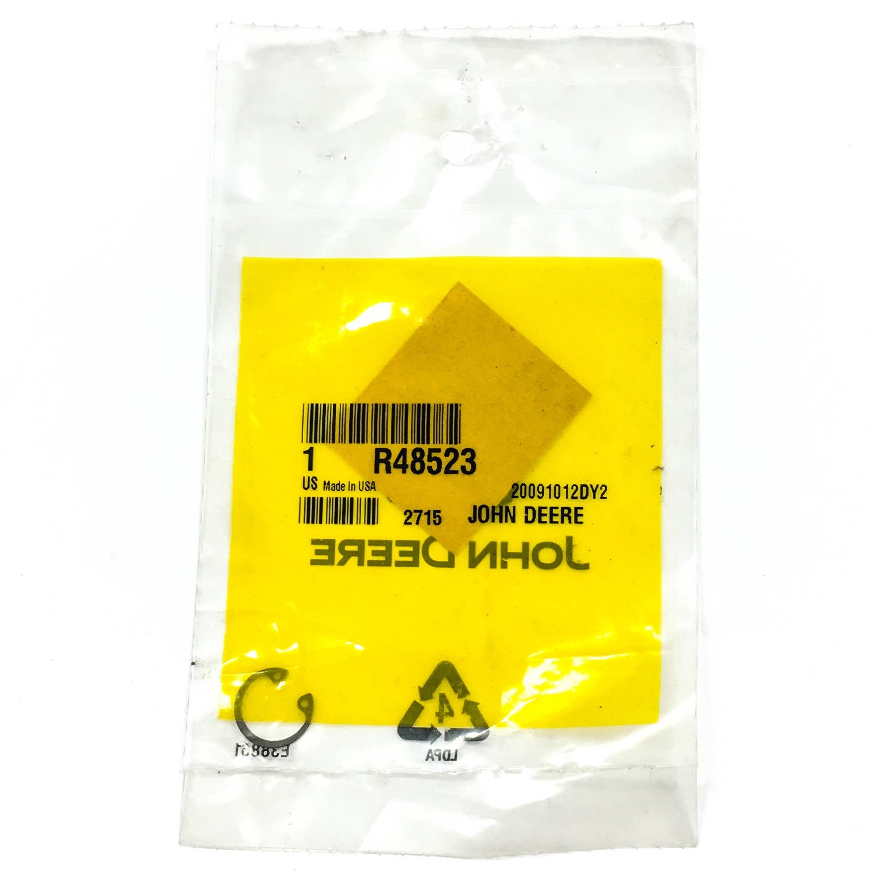 John Deere R48523 Snap Ring - 0