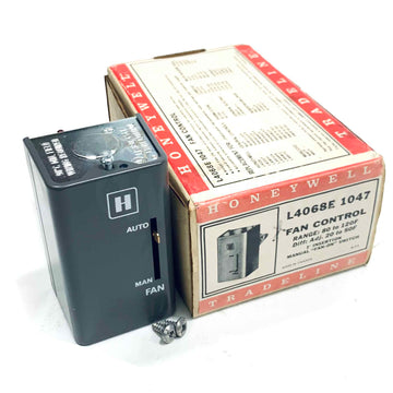 L4068E 1047 Honeywell Fan Control, Range 80 to 120F, 3" HW