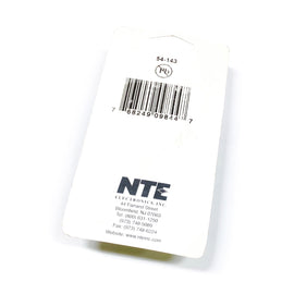 54-143 NTE ON-NONE-OFF Toggle Switch 6A. 125VAC, SPST, .5" Mounting Hole