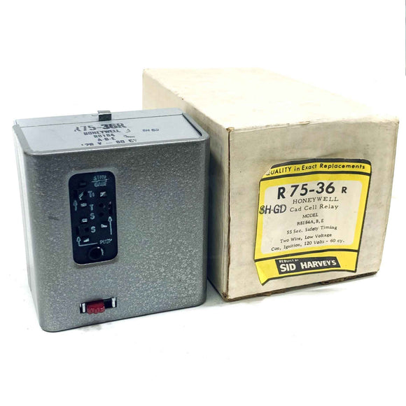 R75-58R R8184 Honeywell Cad Cell Relay 120V, 60 Cy