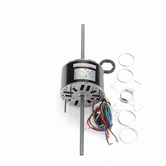 RAL1016 Century 1/6HP Fan Coil / Air Conditioner Electric Motor, 1075RPM