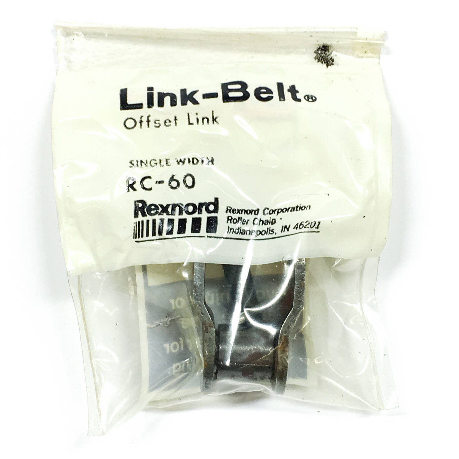 RC-60 Link Belt Single Width Offset Chain Link