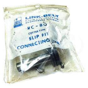 RC-80 Link-Belt Slip Fit Connecting Link (Lot of 3
