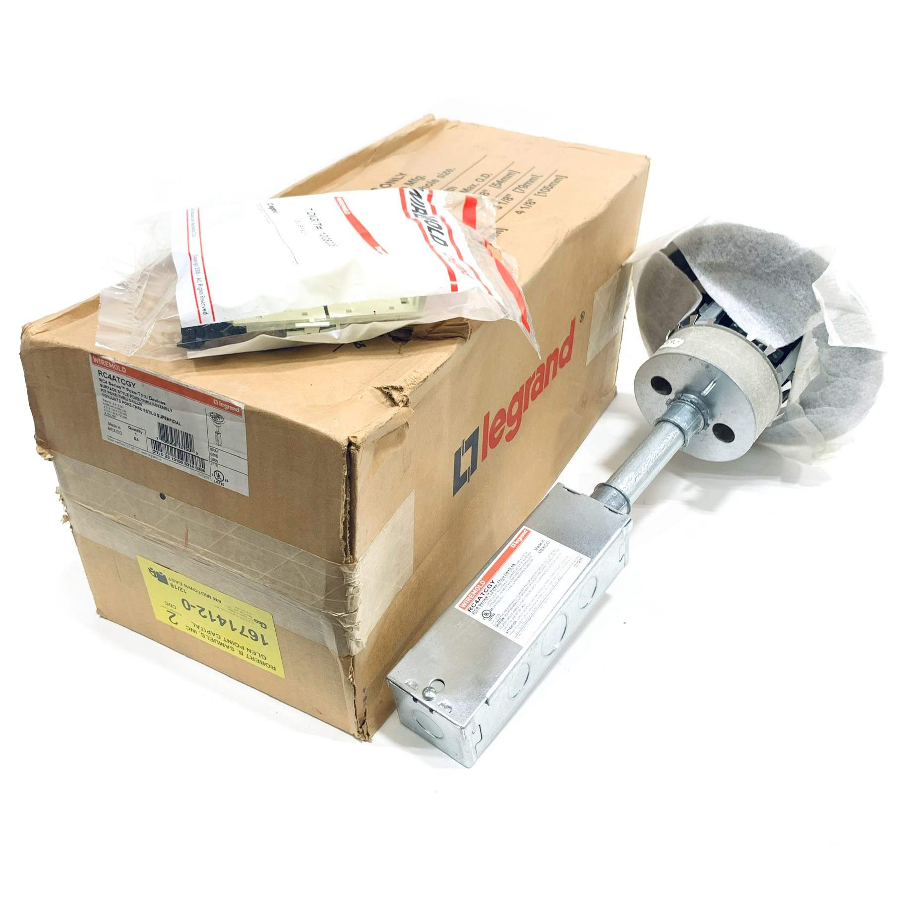 RC4ATCGY Legrand Poke-Thru Assembly
