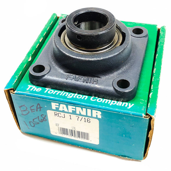 RCJ1-7/16 Fafnir Four-Bolt Flanged Ball Bearing, 1-7/16" Bore