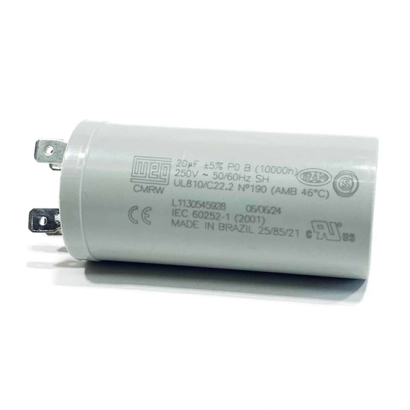 RCP-20/250V WEG Run Capacitor, 20uF, 250V