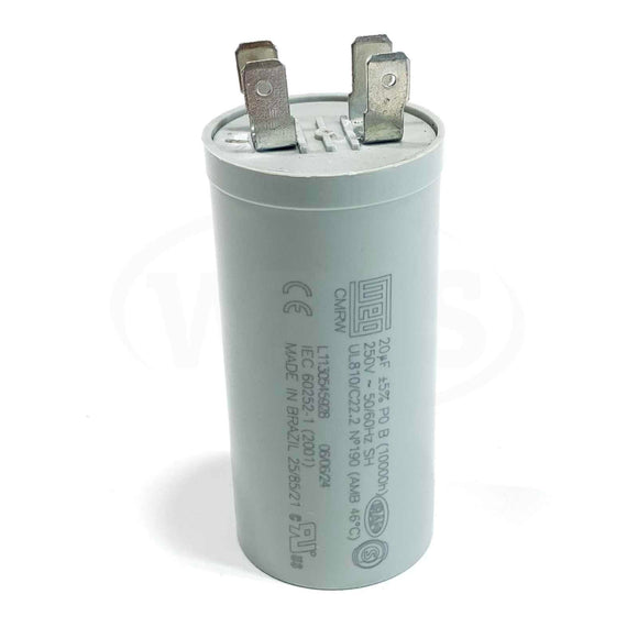 RCP-20/250V WEG Run Capacitor, 20uF, 250V