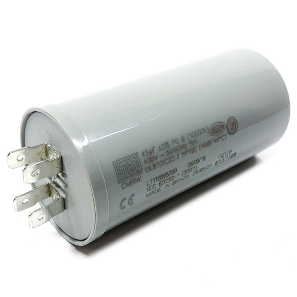 RCP-45/400V WEG Run Capacitor, 45 Mfd, 400VAC