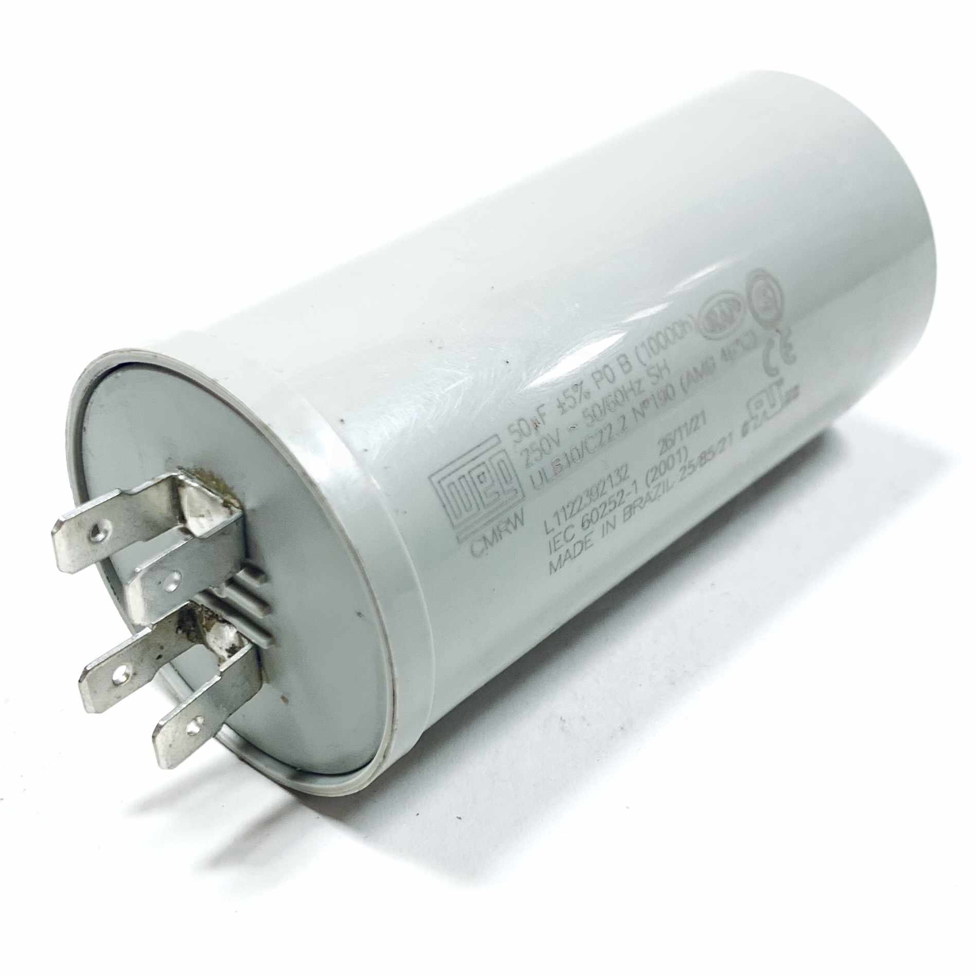 RCP-50/250V WEG Run Capacitor, 50uF, 250V