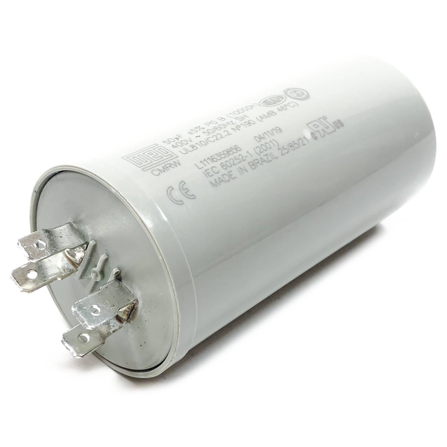 RCP-50/400V WEG Run Capacitor, 50 uF, 400VAC