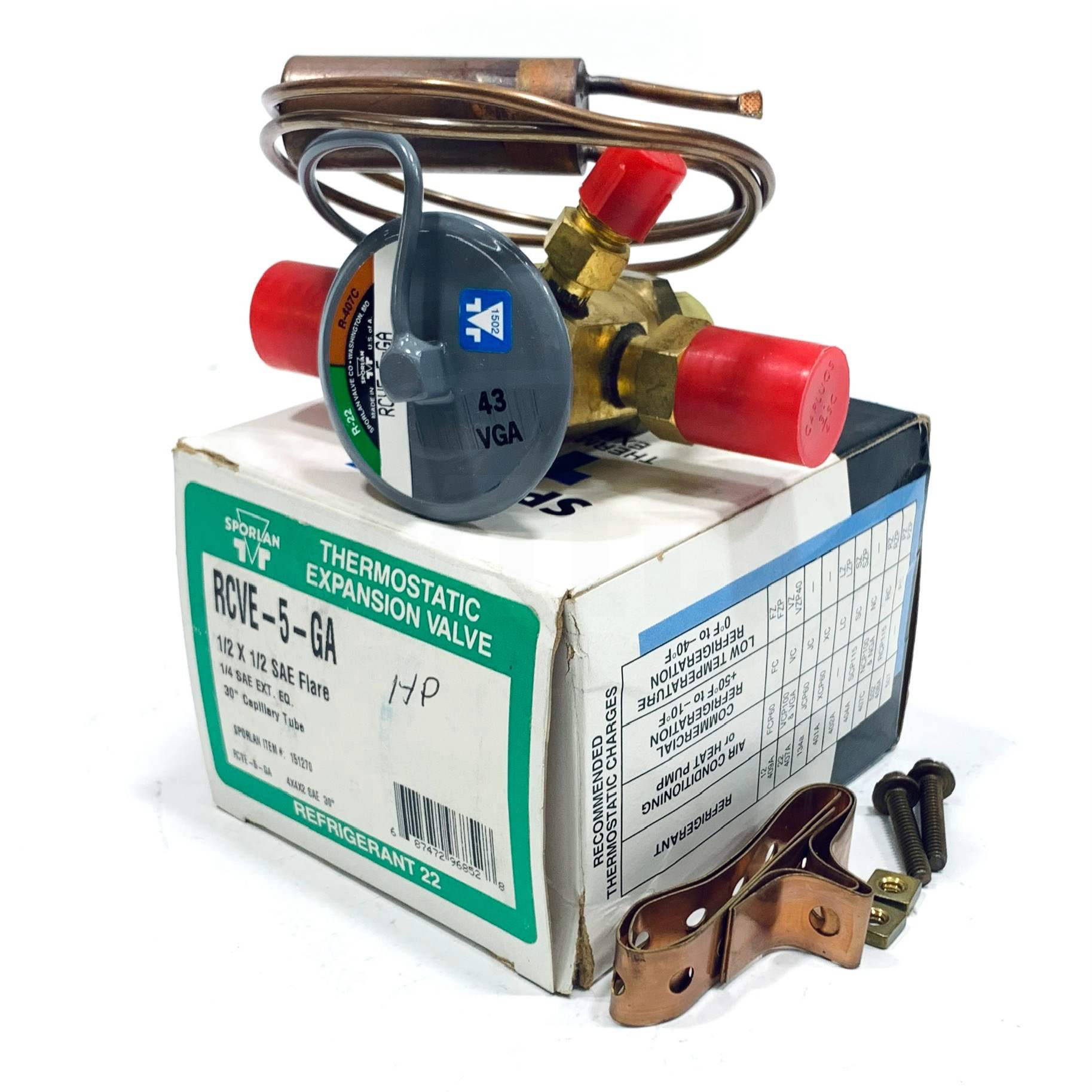 RCVE-5-GA Sporlan Thermostatic Expansion Valve
