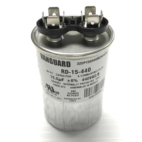 RD-15-440 Vanguard Run Capacitor, 440 Vac, 15 µF