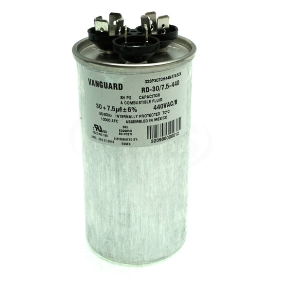 RD-30/7.5-440 Vanguard Run Capacitor, 30/7.5 µF