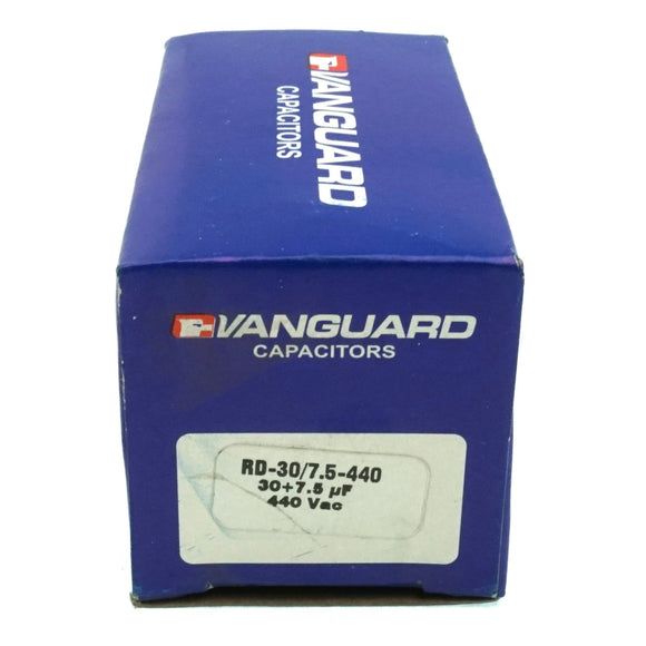 RD-30/7.5-440 Vanguard Run Capacitor, 30/7.5 µF