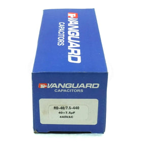 RD-40/7.5-440 Vanguard Run Capacitor, 40/7.5 µF - 0