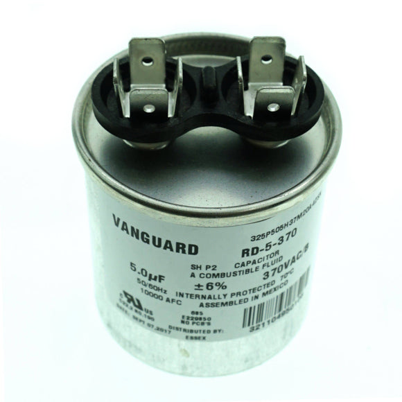 RD-5-370 Vanguard Run Capacitor, 370 Vac, 5 µF